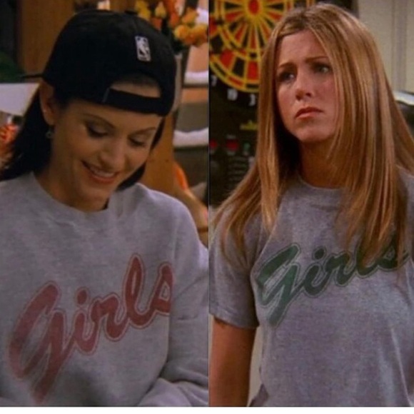 Friends Girls Grey Lightweight Crewneck Sweatshirt - Picture 2 of 5